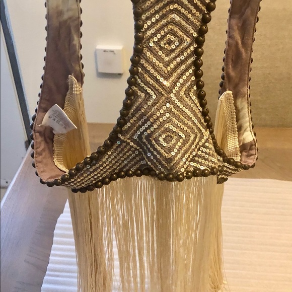 SASS & BIDE STUDDED TIE DYE FRINGE VEST NEW $185 - Picture 5 of 8